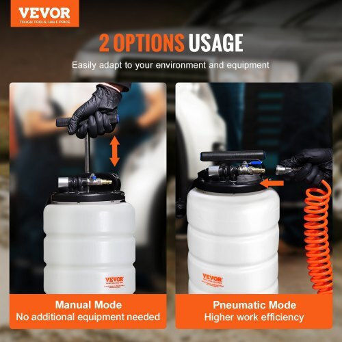 Vevor 15L Pneumatic Manual Fluid Extractor Oil Change for Cars Sdcyq15lqd20caed3v0