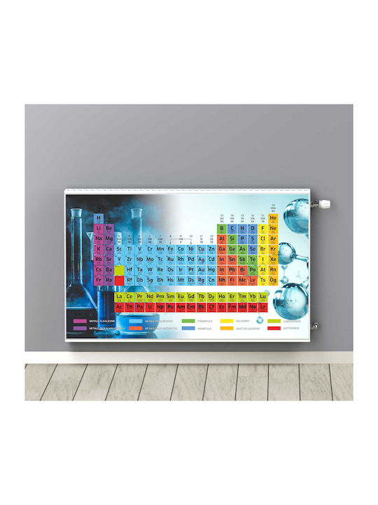 Covor magnetic pentru radiator cu tabel periodic 60x100cm