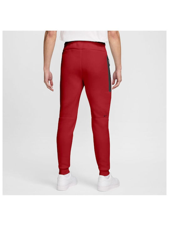 Nike Tech Sweatpants Red