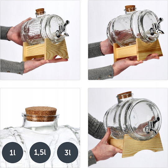 Butoi Kadax Robinet Antałek Vin Bere 3l