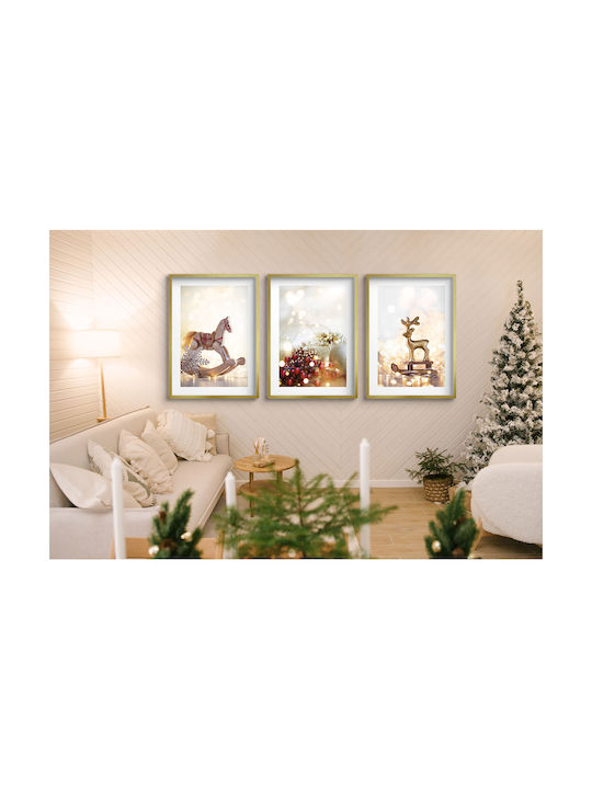 Weihnachtsposter Weihnachtsdekorationen Wohnzimmer 3x50x70