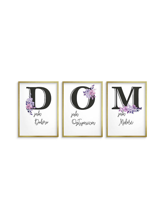 Decorative Wall Posters Living Room Inspired Motivation 3x50x70
