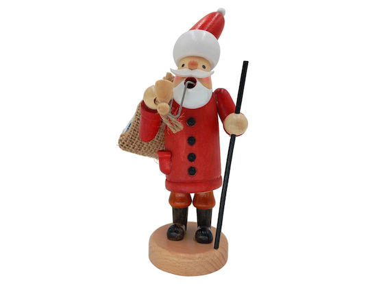 Dekorativer Weihnachtsmann Rot aus Holz