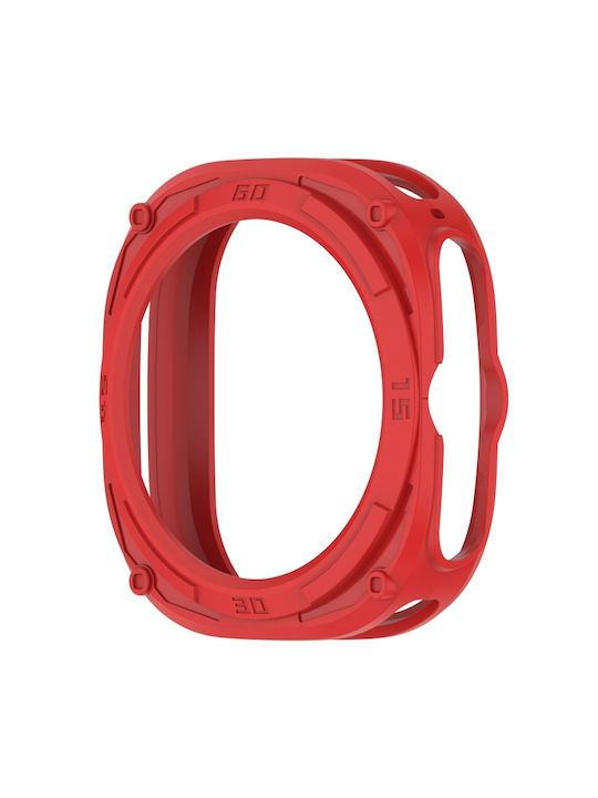 Silikonhülle in Rot Farbe für Samsung Galaxy Watch Ultra 47mm