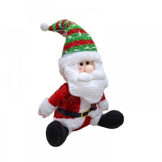 Plüsch Dekorativer Weihnachtsmann Rot