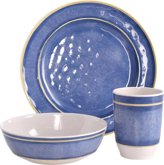 Redcliffs Albastru Porțelan Set de Vase 12buc