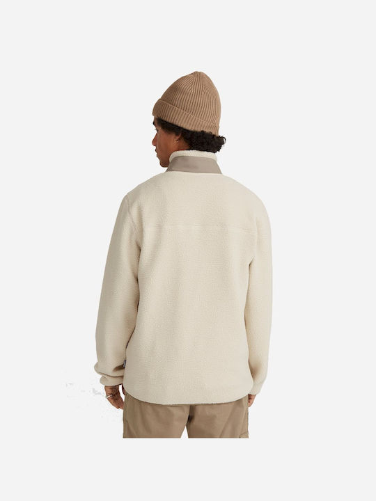 O'Neill Men's Fleece Cardigan with Zipper Beige