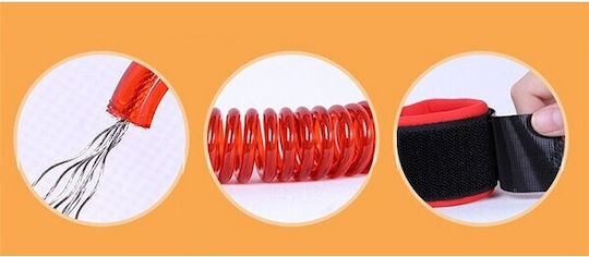 Anti Lost Safety Protector for Walking made of Fabric in Orange Color 1pcs