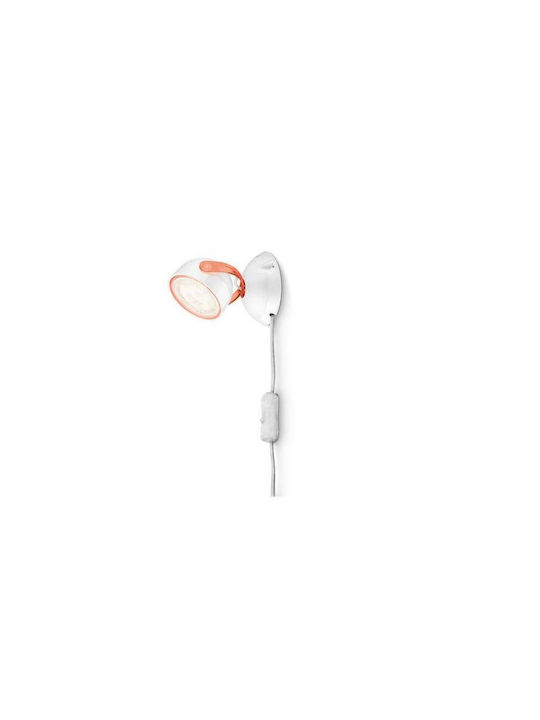 Philips Single LED Warm White Spot in Red Color