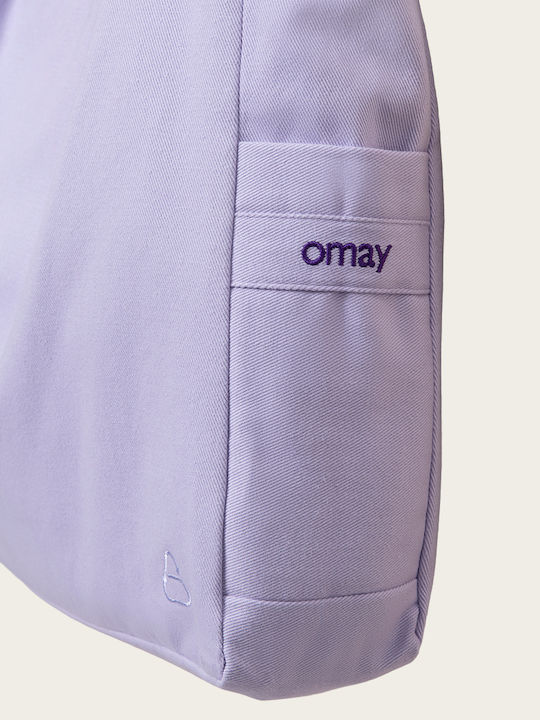Omay Omay Текстилна Плажна Чанта Лилава