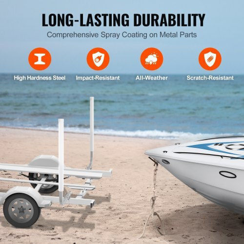 Vevor Adjustable Boat Trailer Guides 2pcs Galvanized PVC Pipes Ctcdgdlx40yc6jv7gv0