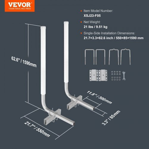 Vevor Adjustable Boat Trailer Guides 2pcs Stainless Steel Boats Ctcdgdlx60ycjpwxdv0