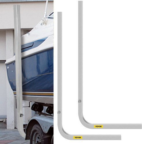 Vevor 46" Bootstrailer-Führungen Paar Aluminium Rostbeständig Verstellbare Breite Inklusive Montagezubehör