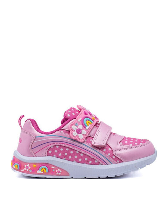 Παιδικά Sneakers με Σκρατς Ροζ