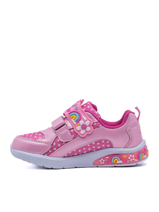 Παιδικά Sneakers με Σκρατς Ροζ