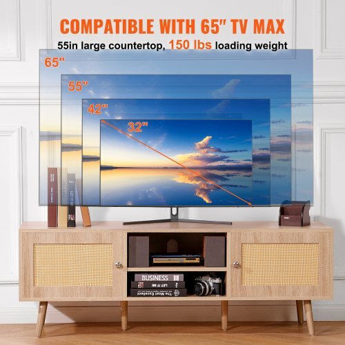 Έπιπλο TV Επιδαπέδιο Δρυς 140x50x50εκ.