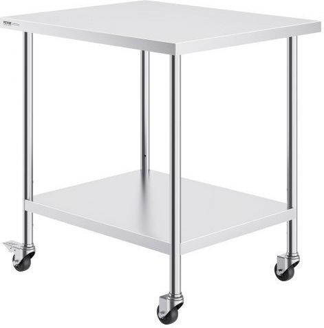 Vevor Ανοξείδωτος Πάγκος Εργασίας 30x36" Ρόδες Cfbxggztlcdj7eqstv0