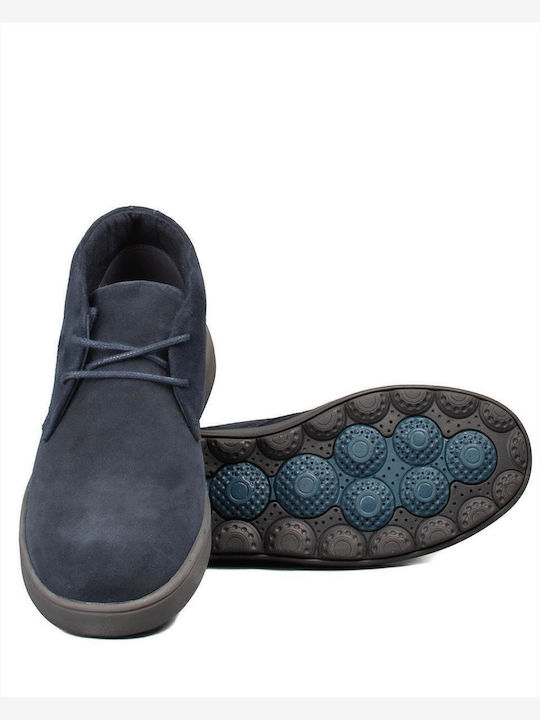 Spherica Wildleder Marineblaue Chelsea Herrenstiefel