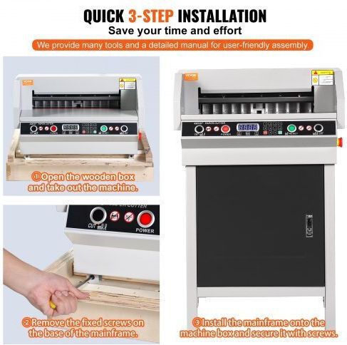 Electric Paper Cutter 450mm 18" Heavy Duty Office Ddyj40mm450mm9yqov2