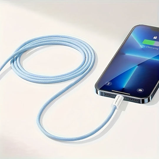 Techsuit Pcb114d USB 2.0 Cable USB-C male - USB-C 60W Μωβ 1m