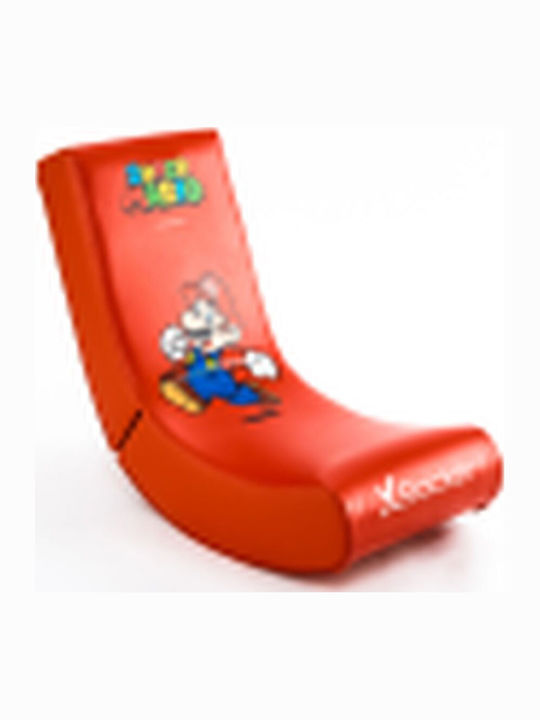 X-Rocker Super Mario Изкуствена Кожа Червен Геймърски Стол X-Rocker Super Mario Изкуствена Кожа Червен Геймърски Стол