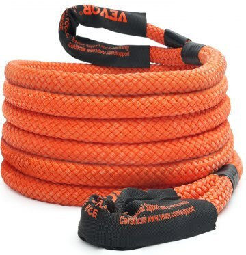 Vevor Recovery Rope 1" X 20' 38,000 Lbs Jeep Car Truck ATV UTV SUV Tractor Sznl1in20ft0hup3wv0