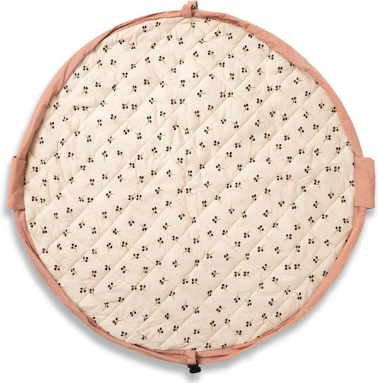 Play&go Kinder Spielmatte aus Stoff Beige 120x120cm 1Stück