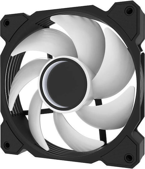 Darkflash DR08 Case Fan 120mm with RGB Lighting and Connection 4-Pin PWM 3pcs