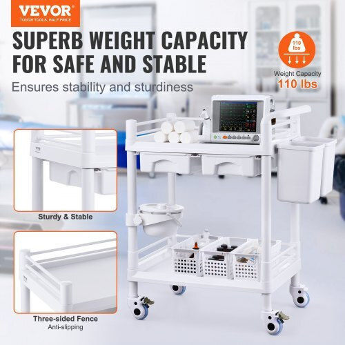 Vevor Τροχήλατο Τραπεζάκι Nursing SYSTCECKFBS4Q6WT7V0