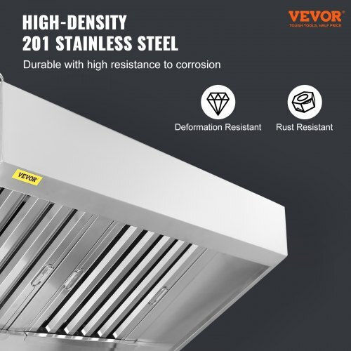 Vevor 9ft Commercial Extractor Hood Food Truck Sypyzyc9075hp9ibrv0