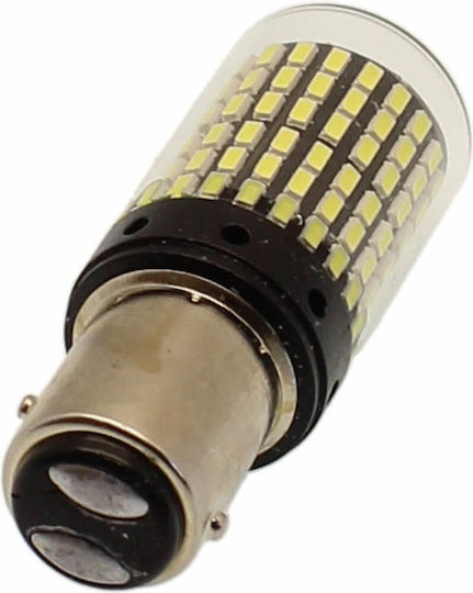 Биполярна LED Canbus крушка 1157 Bay15d 144 SMD 12-24V 2880lm 6000K студено бяло 1 брой OEM