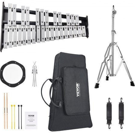 30-Note Glockenspiel Set with Stand & Pad Vevor 30yfzqwzj8lxx4bjcv0