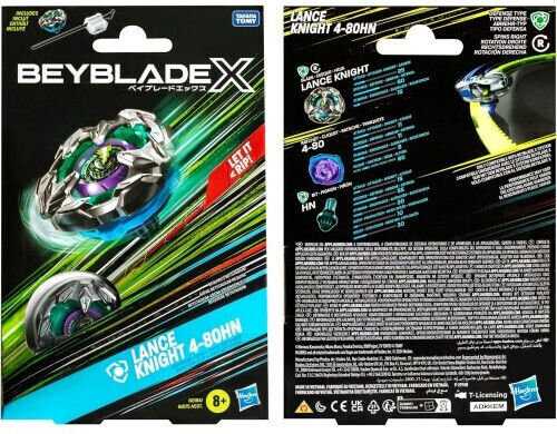 Hasbro Beyblade X Lance Knight 4-80hn Pachet de Start Roundabout Starter G0184