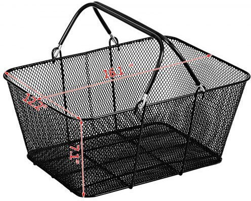 Vevor Shopping Basket Black
