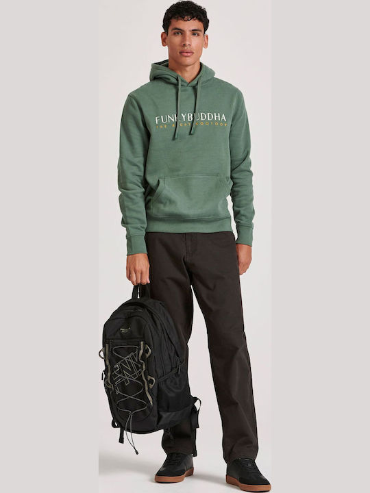 Sweatshirt with Hood Green