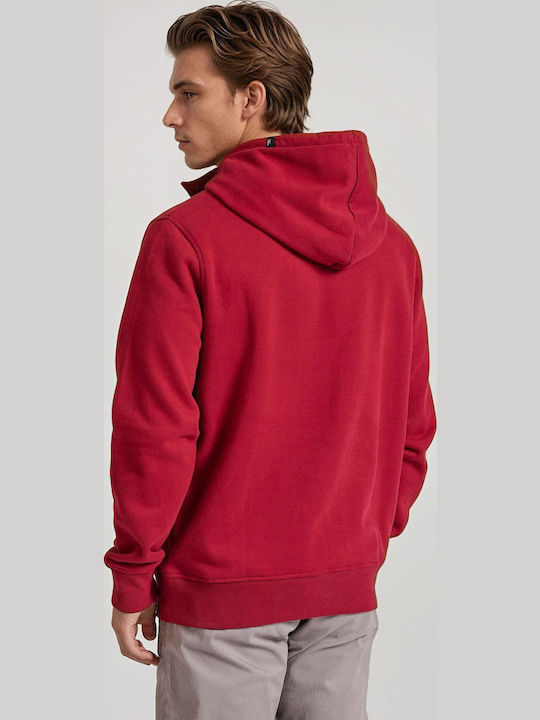 Sweatshirt with Hood Red