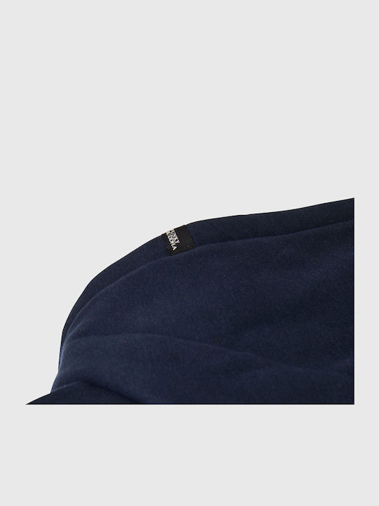 Sweatshirt with Hood Navy Blue