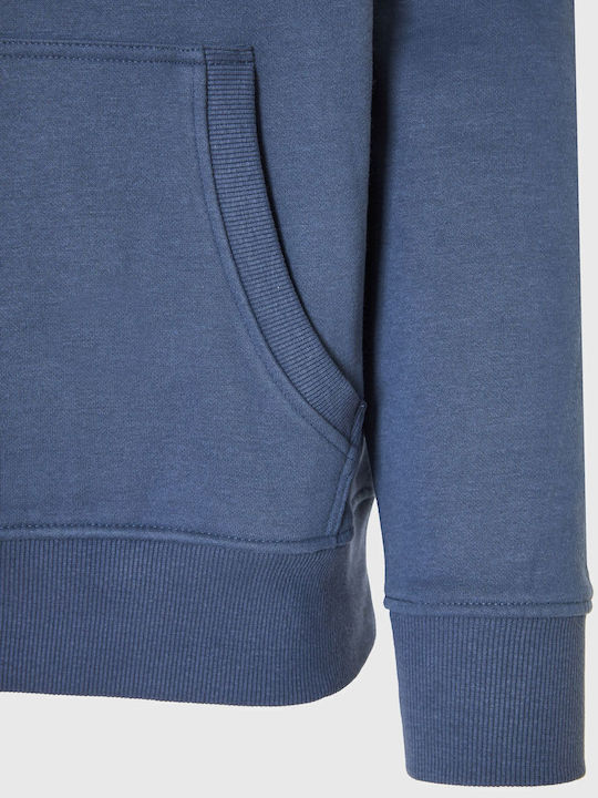Sweatshirt with Hood Blue