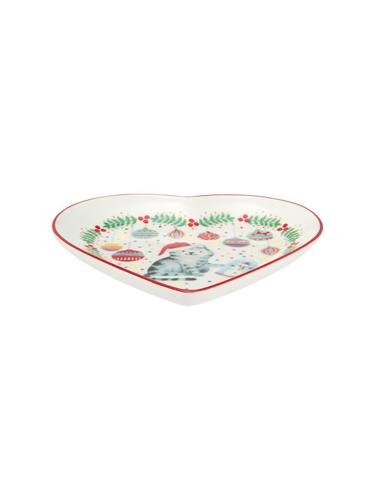 Maxwell & Williams Christmas Plate Porcelain White