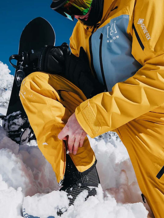 Burton Ak Cyclic Gore-tex 2l 10000111001 Ανδρικό Παντελόνι Σκι & Snowboard Κίτρινο