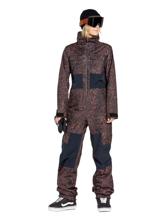 Volcom Shiloh Snow Suit H0652503-LEO Дамски Сноуборд-панталони Ски & Сноуборд Кафяв