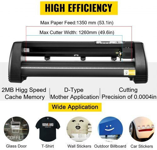 5-in-1 Heat Transfer Multifunction Printer & 53" Vinyl Cutter Printing Crafts Fm1151+kzj-135001v2
