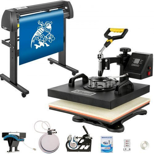 Vevor Multifunction Heat Transfer Machine & Vinyl Cutter 34” Thj3838+kzj-87001v2