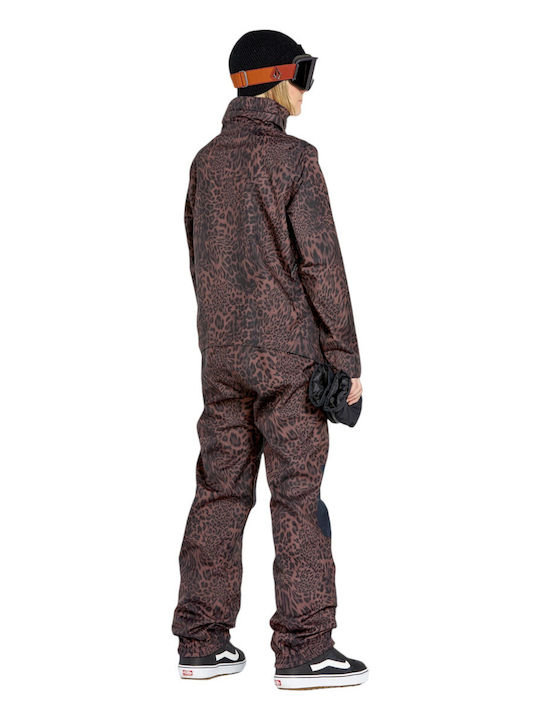 Volcom Shiloh Snow Suit H0652503-LEO Дамски Сноуборд-панталони Ски & Сноуборд Кафяв