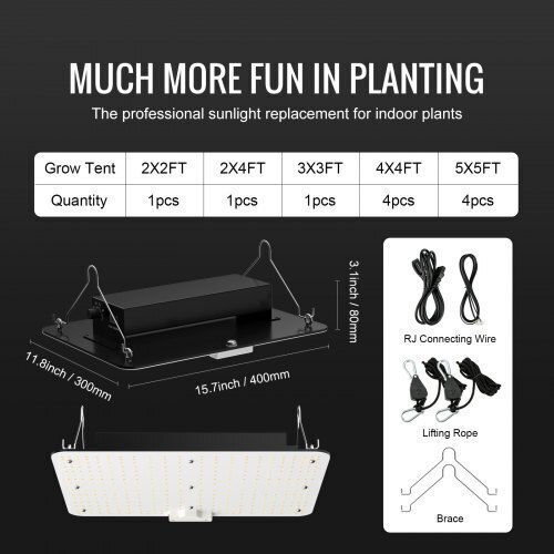 Vevor Pendant Grow Light with LED and Power 150W