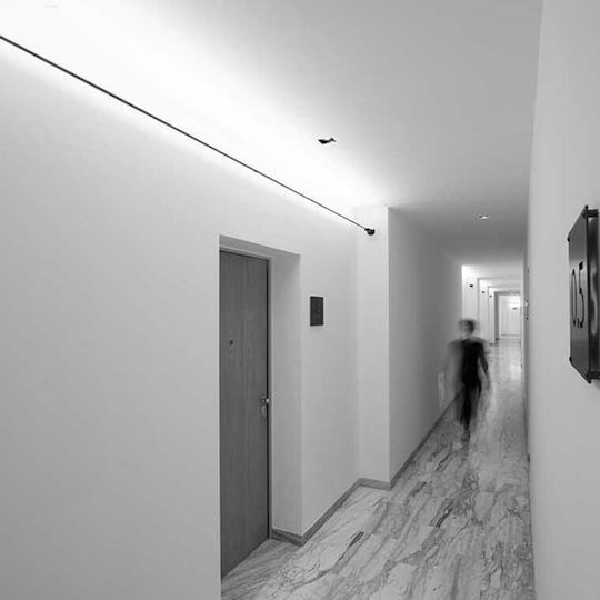 LED Γραμμικό Φωτιστικό Τοίχου Ρυθμιζόμενο Λευκό 500εκ.