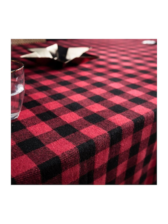 Gofis Home Christmas Tablecloth Red L220xW145cm.