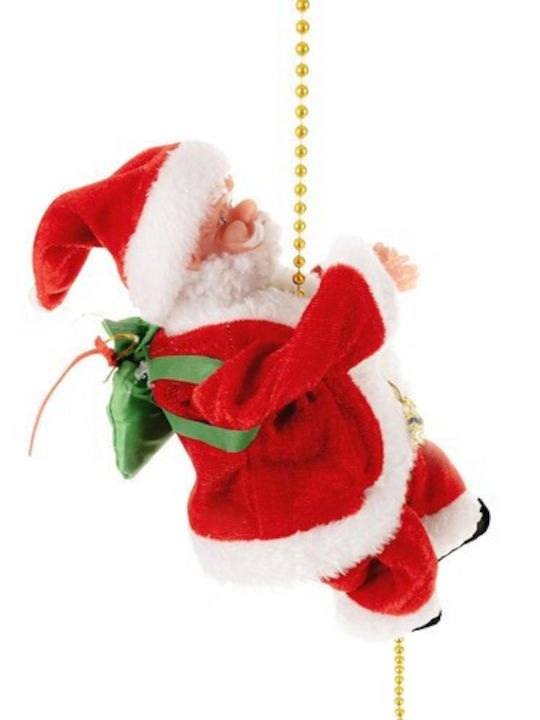 Santa On A Rope Christmas Decoration Ruhhy 22502