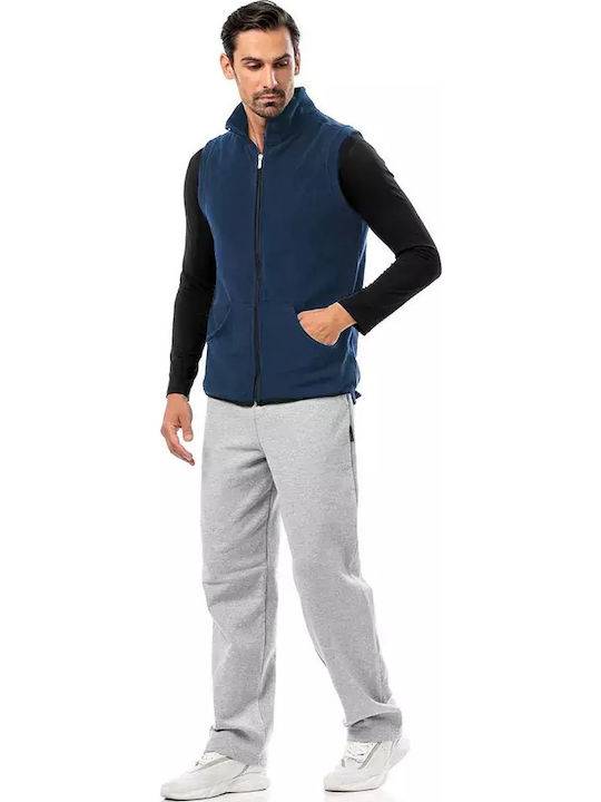 Herren Fleecejacke Blau