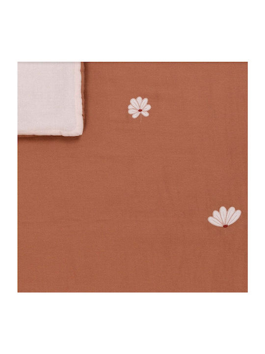 Nattou Blanket Nursery Swaddling Blankets Susie & Bonnie Brown 100x135cm
